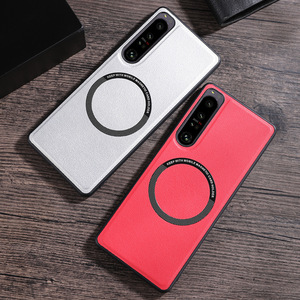 Coque Arrière Antichoc Magnétique en Cuir PU de Luxe Compatible avec la Charge Sans Fil pour <span class=keywords><strong>Sony</strong></span> <span class=keywords><strong>Xperia</strong></span> <span class=keywords><strong>1</strong></span> IV 5 III 10 <span class=keywords><strong>II</strong></span> 10V 1V 5V 10VI 5VI VI - Product Image 2
