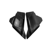 Kit de panneaux de carrosserie en fibre de carbone avec revêtement transparent de qualité supérieure pour CVO Road Glide 121 avec tissage coordonné