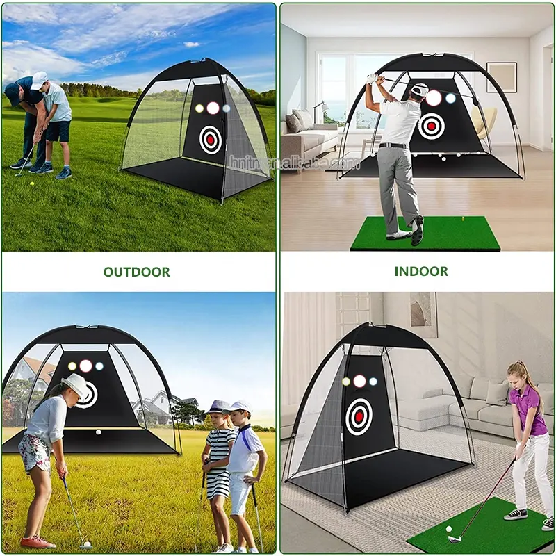 golf net practice target net outdoor indoor golf hitting chipping net golf driving range netting