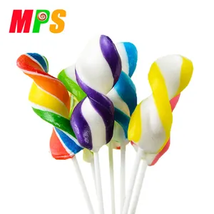 12G Lollipop Stick Handmade Candy Colorful Twist Lollipop