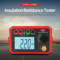 UT502C UNI-T Testeur de résistance d'isolement numérique 2500V CAT III 600V 20Gohm Ohmmètre Mégohmmètre avec rétroéclairage et sélection automatique de gamme
