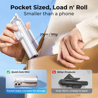 LISEN 2026 Trendy Hoge Kwaliteit 130CM Mini Selfie Stick met Magnetisch Statief Opvouwbaar Uitschuifbaar Draadloos Ontwerp voor Reizen