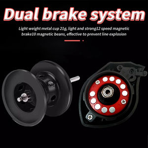 En gros Moulinet de pêche professionnel ultra-léger à lancer, nouvelle conception pour la pêche en rivière, avec engrenage métallique et rapport de transfert - Product Image 5