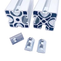Écrous à fente en T série 4040 M4 M5 M6 M8 écrous élastiques à ressort pour profilé en aluminium à fente de 8mm imprimante 3D fraisage CNC