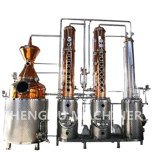 Équipement de distillation d'alcool ZJ équipement de distillerie distillateur de whisky vin nake brandy machine de production éthanol
