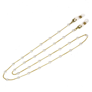 Chaînes <span class=keywords><strong>de</strong></span> <span class=keywords><strong>lunettes</strong></span> minimalistes fines en perles pour femmes, accessoires <span class=keywords><strong>de</strong></span> mode pour <span class=keywords><strong>lunettes</strong></span> et bijoux - Product Image 2