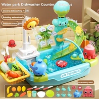 Jouets d'été pour enfants Jouets de jeu pour enfants Table à eau de pêche électrique pour l'extérieur Plage Jouer