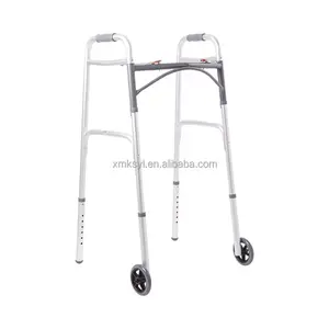 Marchette à quatre roues robuste pour adultes âgés et handicapés Aides à la marche bariatrique Achetez le meilleur déambulateur pour personnes âgées