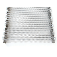 Chaîne métallique en spirale, maille de fil de fer, acier inoxydable 304 316, bande transporteuse de qualité alimentaire pour four, moulin à céréales, récolteuse de pommes de terre