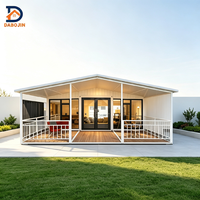 Maison conteneur extensible de conception européenne, ignifuge et isolée, cabane préfabriquée, villa portable, suite d'hôtes vacances en bord de lac