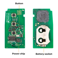 Clé intelligente universelle AUTEL IKEY TY8A3BL, 3 boutons, 315/433 MHz, télécommande de voiture pour TOY 8A, utilisable avec KM100 KM100E IM508 IM608 PRO