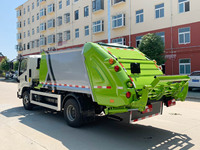 Camion de collecte des ordures diesel manuel JMC 4x2 pour usage urbain, agricole et en restauration