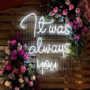 Enseigne néon LED personnalisée en acrylique pour dropshipping, idéale pour fournisseurs, décoration murale pour <span class=keywords><strong>anniversaire</strong></span>, bar, mariage - Product Image 5