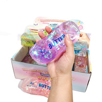 Produit phare : Nouveau produit Squishy en forme de bâton de beurre à ruban, barre de beurre anti-stress à la vaseline, jouet promotionnel de décompression