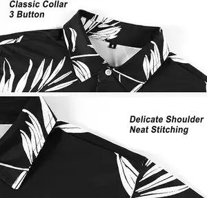 Hoge Kwaliteit Prestatie Sublimatie Droog Getailleerd Polo Shirt Plus Size Heren Polyester Custom Pocket Logo Golf Polo T Shirts