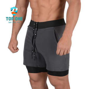Pantalones Cortos Deportivos TopOne Mesh, Muestra Gratis, Nueva Tendencia, para Hombre, Talla Grande, Color Sólido, Secado Rápido, para Correr, Entrenamiento y Uso Diario - Product Image 3