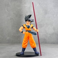 Figurine Anime DBZ Goku avec Bâton de Puissance, Édition 20ème Anniversaire, Modèle PVC, Jouet en Boîte, Cadeau pour les Fans de Manga et de Collection