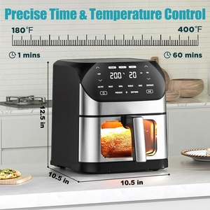 New Design Digital Air Fryer <b>Large</b> Color Display Stainless Steel air Fryer Oven Smart air Fryer Oven - Product Image 4