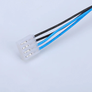 Kawat listrik hitam 600V buatan pabrik dengan pisau 250 tabung PVC transparan ke bendera Kit kabel konektor produk harnes kabel - Product Image 6