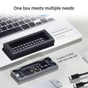 Lexar E6アルミニウムNVMe 10Gbps M.<span class=keywords><strong>2</strong></span>ポータブルハードドライブエンクロージャーType-C <span class=keywords><strong>3.2</strong></span>インターフェイス外部SSD - Product Image 3