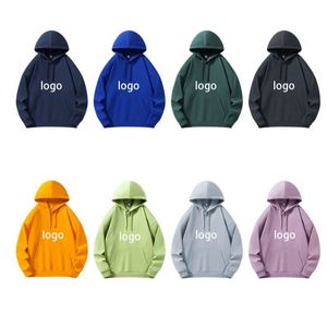 OEM Custom Hoodies Men <b>Drop</b> Shoulder 350GSM Cotton Hoodie Logo Print for Gym Training Daily Casual Wear - Product Image 5