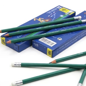 Juego de Lápices HB Estándar de 7 Pulgadas, 12 Unidades en Caja, Papelería Escolar de Regalo Promocional OEM de Alta Calidad con Logotipo Personalizado - Product Image 5