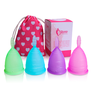 Reutilizable ECO las copas menstruales <span class=keywords><strong>plegable</strong></span> esterilizador médico 100% de silicona <span class=keywords><strong>copa</strong></span> <span class=keywords><strong>Menstrual</strong></span> - Product Image 2