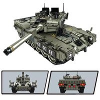 Panlos 632003 MOC City Leopard 2A-4 Main Station Tank Model Weapon Toys Boys Birthday Gift 2311pcs Building Blocks Sets