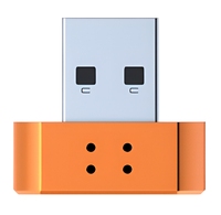 Adaptador Inalámbrico 4 en 1 para CarPlay y Android Auto, Venta al Por Mayor de Fábrica 2026, con Adaptador Naranja