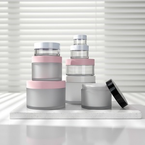 Vente en gros de pots cosmétiques en plastique PET à paroi épaisse givrée, 10g, 30g, 50g, 100g, 150g, 200g, 250g, pour crème pour le corps et le visage, emballage personnalisé - Product Image 4