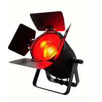 Projecteur de scène LED Fresnel 200W étanche IP67 DMX512 9 canaux à intensité variable avec volets pour concerts, mariages et événements en extérieur