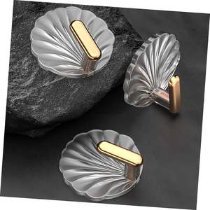 Gancho Adhesivo de Pared al por Mayor, Hermoso y Transparente, de Acrílico, para Baño, Cocina, Sala de Estar, Porche, Dormitorio - Product Image 3