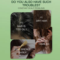 Savon Shampoing Usman Grass Savon Fait Main Fixation des Cheveux Anti-Huile de Cheveux Contrôle des Pellicules Élimination des Pellicules 12 Traitements à Base de Plantes