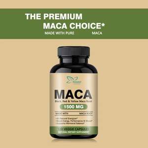 Cápsulas de Raíz de Maca de Alta Potencia <span class=keywords><strong>con</strong></span> Extracto de Pimienta Negra y L-Arginina para Hombres, Ayuda a Aumentar <span class=keywords><strong>la</strong></span> Energía, <span class=keywords><strong>la</strong></span> Resistencia y <span class=keywords><strong>la</strong></span> Duración - Product Image 5