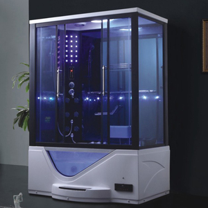 Cabine de <span class=keywords><strong>douche</strong></span> <span class=keywords><strong>à</strong></span> vapeur hydromassante avec radio FM <span class=keywords><strong>italienne</strong></span> de <span class=keywords><strong>grande</strong></span> taille et bon marché Constar avec baignoire - Product Image 1