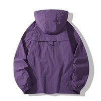 Veste à capuche Printemps Automne pour la randonnée en extérieur, Marque tendance, Style oversize audacieux, Nouveau modèle fin avec badge