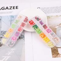 Groothandel Kleurrijke 12 Stijlen Gemengd Polymeer Fruit Slice Diy 3d Nail Art Decoratie Fruit Plakjes Voor Nagels