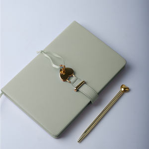 Carnet de notes A5 à couverture rigide personnalisé, manuel pour fille avec serrure d'amour secrète, Journal quotidien mignon, carnet avec stylo/boîte, coffret cadeau - Product Image 1