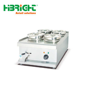 Vitrine chauffante pour aliments de qualité supérieure, pour comptoir/comptoir vertical, avec couvercle, 1/2/3/4/6 bacs, équipement de maintien au chaud - Product Image 5