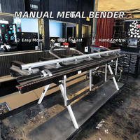 Machine à cintrer manuelle portable MBS-220, en aluminium durable, pliage et découpe, longueur de cintrage jusqu'à 4200 mm, 3200 mm, 2200 mm disponibles