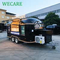 WECARE Bar d'événements en plein air, camion de restauration mobile personnalisé pour shawarma, churros, poulet frit, kebab, barbecue, avec équipement de cuisine complet