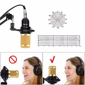Micrófono condensador BM 800 <span class=keywords><strong>con</strong></span> <span class=keywords><strong>brazo</strong></span> de montaje en Choque, soporte de tijera, filtro Pop - Product Image 3