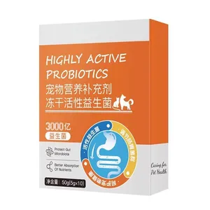 Probióticos <span class=keywords><strong>para</strong></span> Mascotas, <span class=keywords><strong>Perros</strong></span> y Gatos, Suplemento Nutricional Seguro <span class=keywords><strong>para</strong></span> Cachorros y Gatitos, Vida Útil de 2 Años, Ayuda con Vómitos y Heces Sueltas - Product Image 1