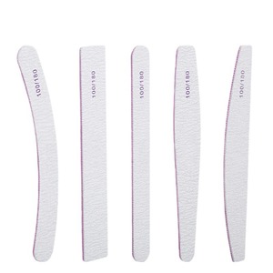 Sponge <b>Nail</b> <b>File</b> 100/180 Grit Reusable <b>Nail</b> Technician Tool - Product Image 1