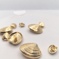 Kancing Logam Berlapis Khusus untuk Pakaian Mantel, Penutup Pakaian untuk Produsen Blazer Mewah