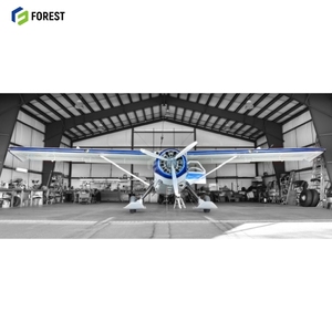 Hangar préfabriqué en acier avec bardage en panneaux EPS, structure à ossature longue portée pour supermarché et immeuble de bureaux - Product Image 4