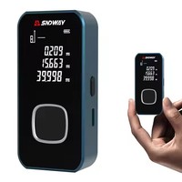 SNDWAY Custom Made Mini Télémètre Laser Ruban À Mesurer Golf Laser Distance Mètre Mini Laser Distance Mesure Mètre SW-24A