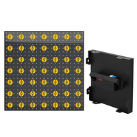 Panneau matriciel LED RVB or/blanc chaud 7x7 lumière matricielle DMX512 lumières d'événement de fête de DJ de scène de contrôle