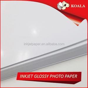 Papel fotográfico brillante sedoso de inyección de tinta de doble cara A4 240 GSM de fábrica de China para impresión de oficina - Product Image 2