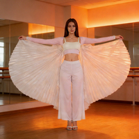 Costume de danse du ventre irisé Isis, fabricant certifié BSCI EN71 EN14682 CPC, usine de production, effet holographique scintillant pour la scène